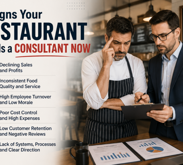 Signs Your Restaurant Needs a Consultant Now